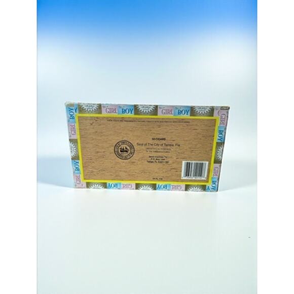 Empty Tampa Nugget Cigar Box Sublimes-Boy Girl Birth-Man Cave-Bar-Storage-Craft - Picture 7 of 8